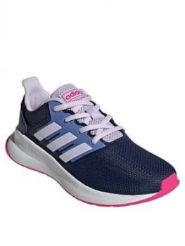 Image of Adidas Runfalcon Junior Trainers - Indigo