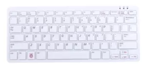 Image of Raspberry Pi Red, White QWERTY (US) Keyboard