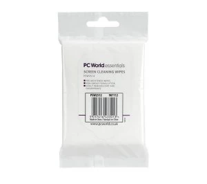 Image of Essentials PSW2512 Screen Wipes 25 Pack