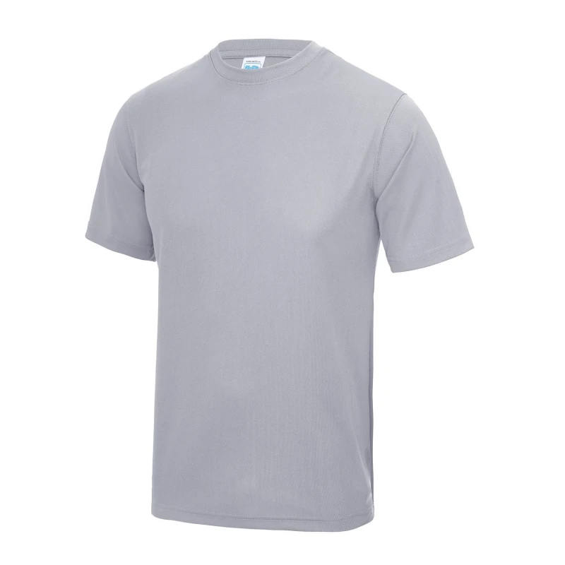 Image of AWDis AWDis Men Just Cool Performance Plain T-Shirt in Grey Size: X-Small Grey XS Male 5055747892468