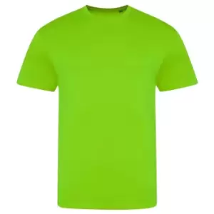 Image of AWDis Unisex Adults Electric Tri-Blend T-Shirt (M) (Electric Green)