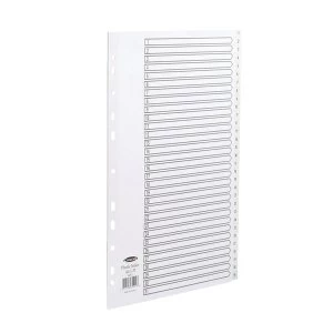 Image of Concord White Index Polypropylene 120 Micron Europunched 1-31 A4 Ref 64501