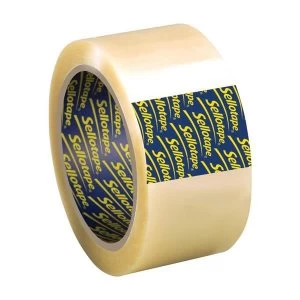 Image of Sellotape Super Seal Case Sealing Tape Polypropylene 50mmx66m Clear Pack of 6