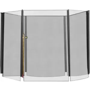 Image of 8' Trampoline Bounce Safety Fence Round Trampoline Enclosure Net 6 Poles - Homcom