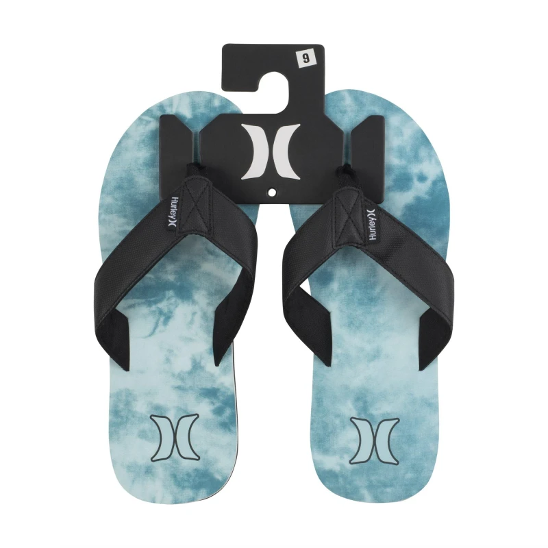 Image of Hurley 1-Pack Flip Flops Mens - Blue Blue 7