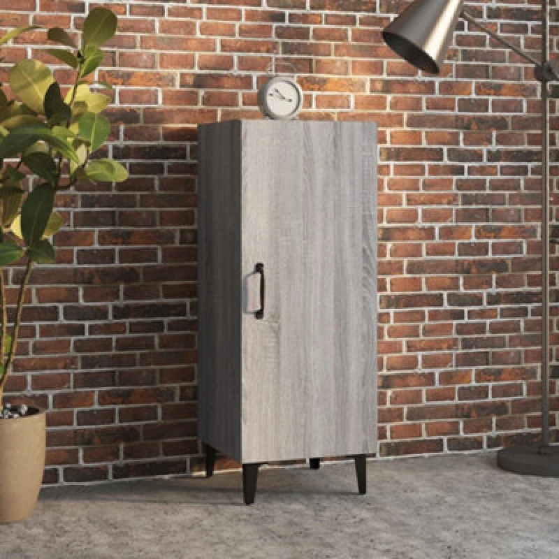 Image of VIDAXL Sideboard Grey Sonoma 34.5x34x90cm Engineered Wood Vidaxl 8720287085317