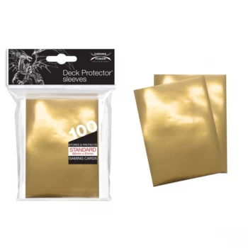 Image of Ultra Pro Standard Deck Protectors - Vintage Gold (100 Sleeves)