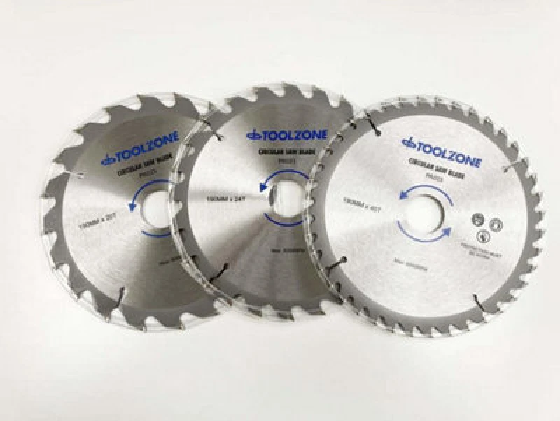 Image of Toolzone 3 Piece 190mm 30mm TCT Circular Saw Blades KDPPA023