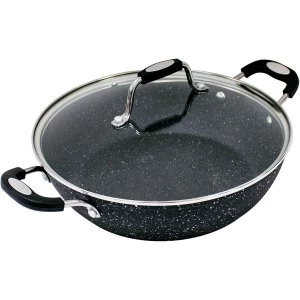 Image of Scoville 28cm Non-Stick Shallow Casserole Dish with Glass Lid