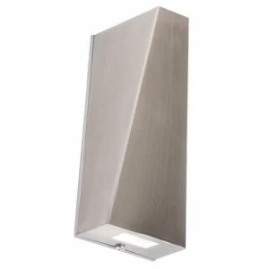 Image of KnightsBridge 3W IP44 LED Stainless Steel Up and Down Wall Light