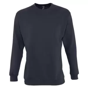 Image of SOLS Mens Supreme Plain Cotton Rich Sweatshirt (M) (Navy)