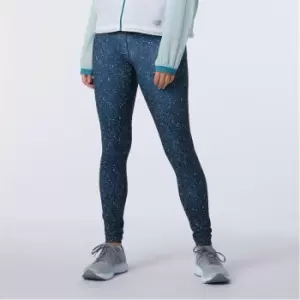 Image of New Balance PR Impact Tights Womens - Blue