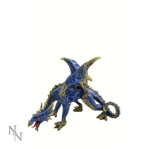 Image of Cobalt Defender Dragon Figurine