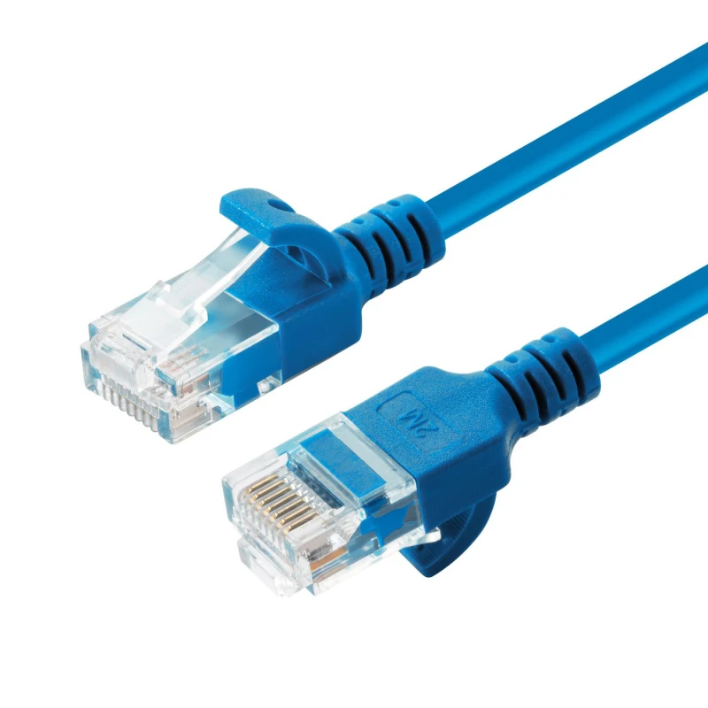 Image of Microconnect V-UTP6A02B-SLIM networking cable Blue 2m Cat6a U/UTP (UT