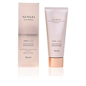 Image of SENSAI SILKY BRONZE sun protective emulsion body SPF20 150ml