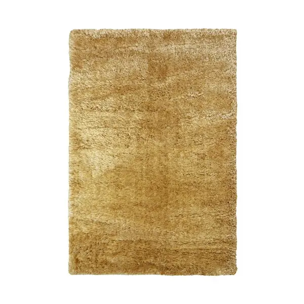 Image of Homemaker Supersoft Plain Rug Ochre 120X170Cm