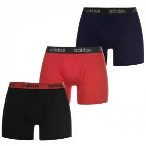 Image of adidas Mens Essentials Climalite Brief 3 Pack - Red