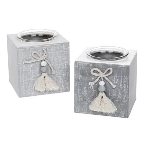 Image of Provence Cool Grey Single Tealight (One Supplied)
