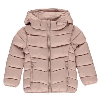 Image of SoulCal Micro Bubble Hooded Coat Infant Girls - Pstl Pink