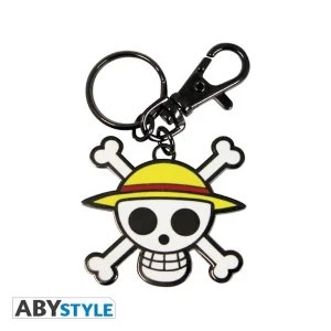 Image of One Piece Skull Luffy Keychain