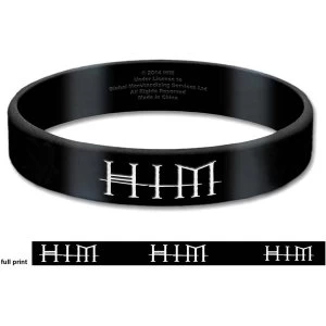 Image of HIM - Logo Gummy Wristband