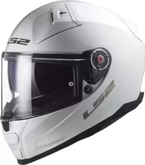 Image of LS2 Vector II Solid Helmet, white Size M white, Size M