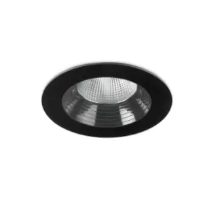 Image of Dako Outdoor LED Recessed Downlight Black 8cm 695lm 3000K IP65