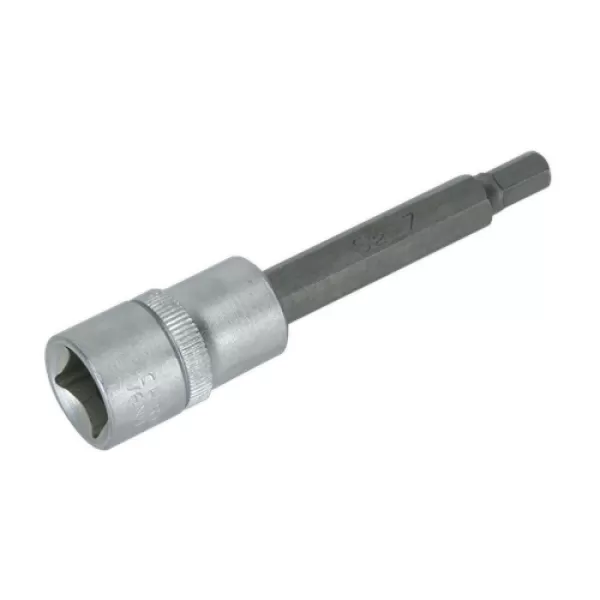 Image of Genuine SEALEY AK657 Hex Socket Bit 7mm Long 1/2Sq Drive