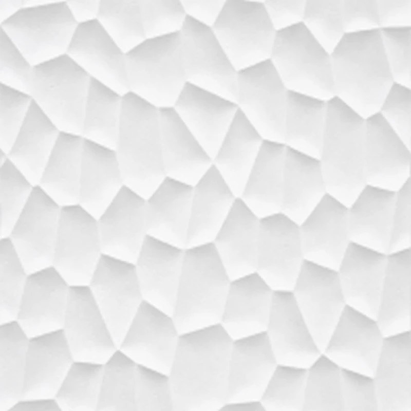 Image of ENER-J Hard PU Wall Panel Pebble Jade White 1200x600x25mm Pack 2 White Unisex