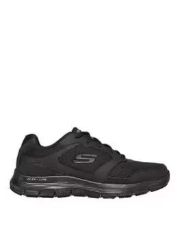 Image of Skechers 232225w - Flex Advantage 4.0 Wide Fit Trainer, Black, Size 9, Men