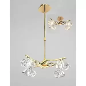 Image of Alfa telescopic suspension 4 gold G9 bulbs