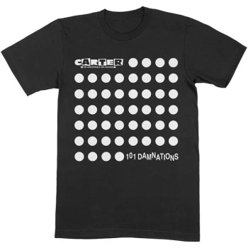 Image of Carter USM - 101 Damnations Unisex Medium T-Shirt - Black