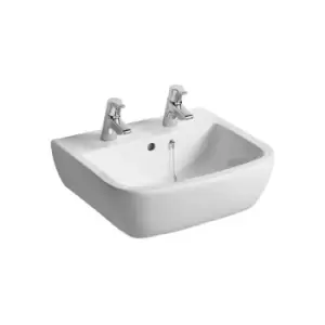 Image of Tempo Washbasin 500mm Wide 2 Tap Holes - Ideal Standard