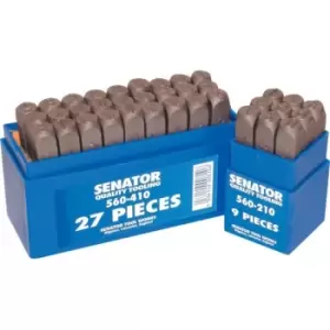 Image of 10.0MM (Set of 27) Letter Punches - Senator