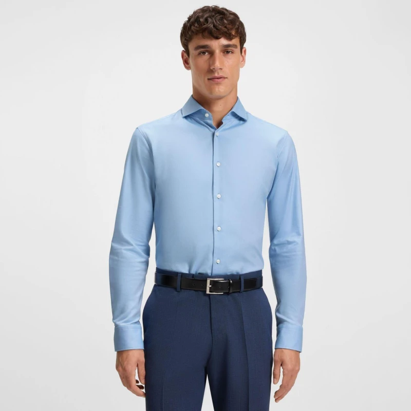 Image of Boss H-Joe-Spread-C1-222 Shirt Light Blue male 15