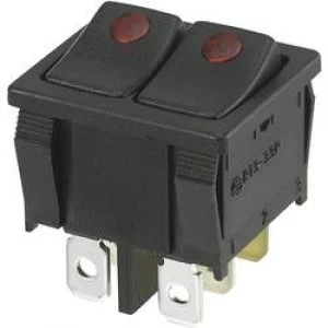 Image of Toggle switch 250 V AC 10 A 2 x OffOn SCI R13 33P
