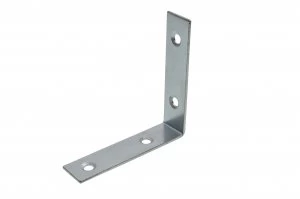 Image of Wickes 63mm Zinc Plated Angle Bracket Pack 4