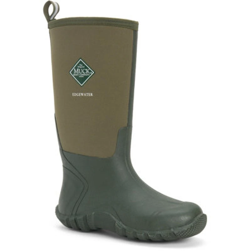 Image of Muck Boots Muck Boots Men 'Edgewater Hi' Wellingtons in Green Size: 5 Green 5 Male 0664911400030