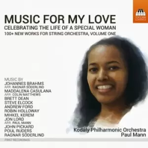 Image of Music for My Love Celebrating the Life of a Special Woman - Volume 1 by Paul Mann CD Album