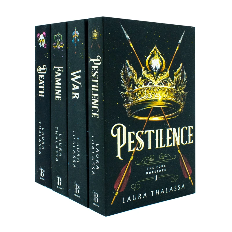 Image of The Four Horsemen Series 4 Book Set (Pestilence, War, Famine, Death) Laura Thalassa Books