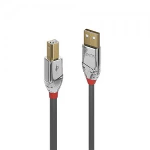 Image of Lindy 36642 USB cable 2m 2.0 USB A USB B Grey