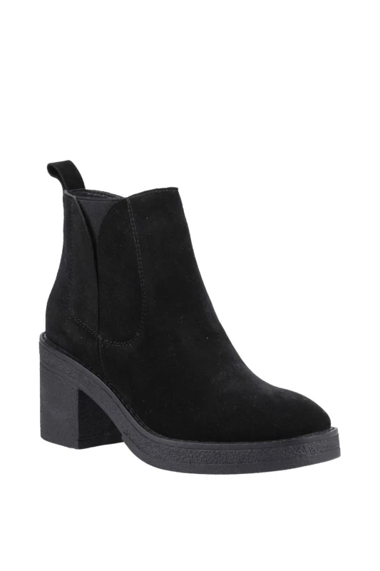 Image of Hush Puppies Womens Felicia Chelsea Boot in Black Size: 8 Black Female 8
