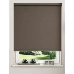 Image of New Edge Blinds Thermal Blackout Roller Blinds 100Cm Chocolate