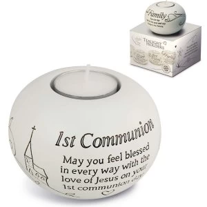 Image of Said with Sentiment Tea Light Holders 1st Communion