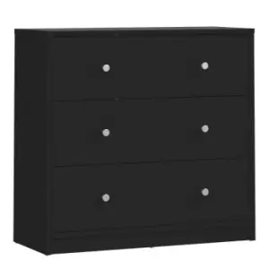 Image of May Chest Of 3 Drawers In Black