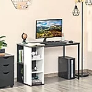 Image of Homcom Desk Metal Grey 555 x 750 mm