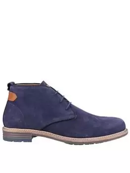 Image of Hush Puppies Jonas Suede Chukka Boot, Navy, Size 9, Men