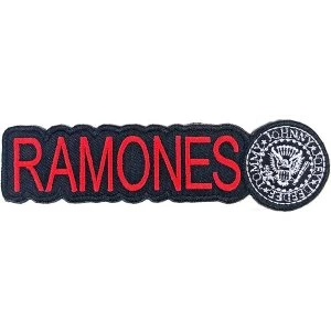 Image of Ramones - Logo & Seal Standard Patch