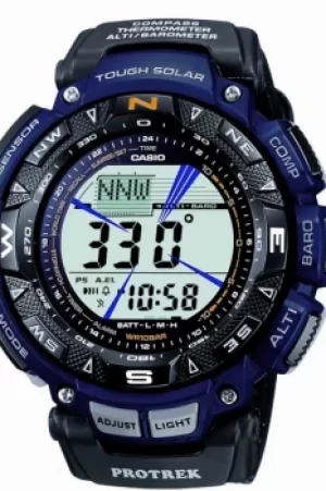 Image of Mens Casio Pro-Trek Alarm Chronograph Watch PRG-240B-2ER