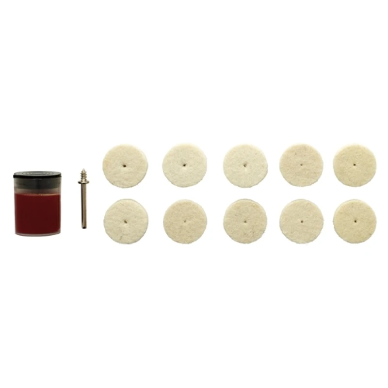 Image of Draper Polishing Wheels Set for D20 Engraver/Grinder (12 Piece) 8958